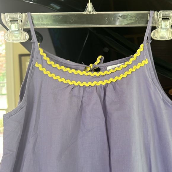 🌿Neige girls purple dress with yellow rice rack accents, size 10🌿 - Picture 2 of 5
